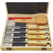 ROX Wood 15399056 Iskarpela Seti 8 Parça Ahşap Kutulu