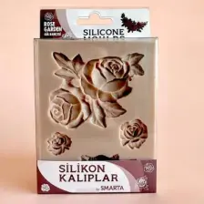 Smarta Silikon Kalıp-Gül Bahçesi Seti