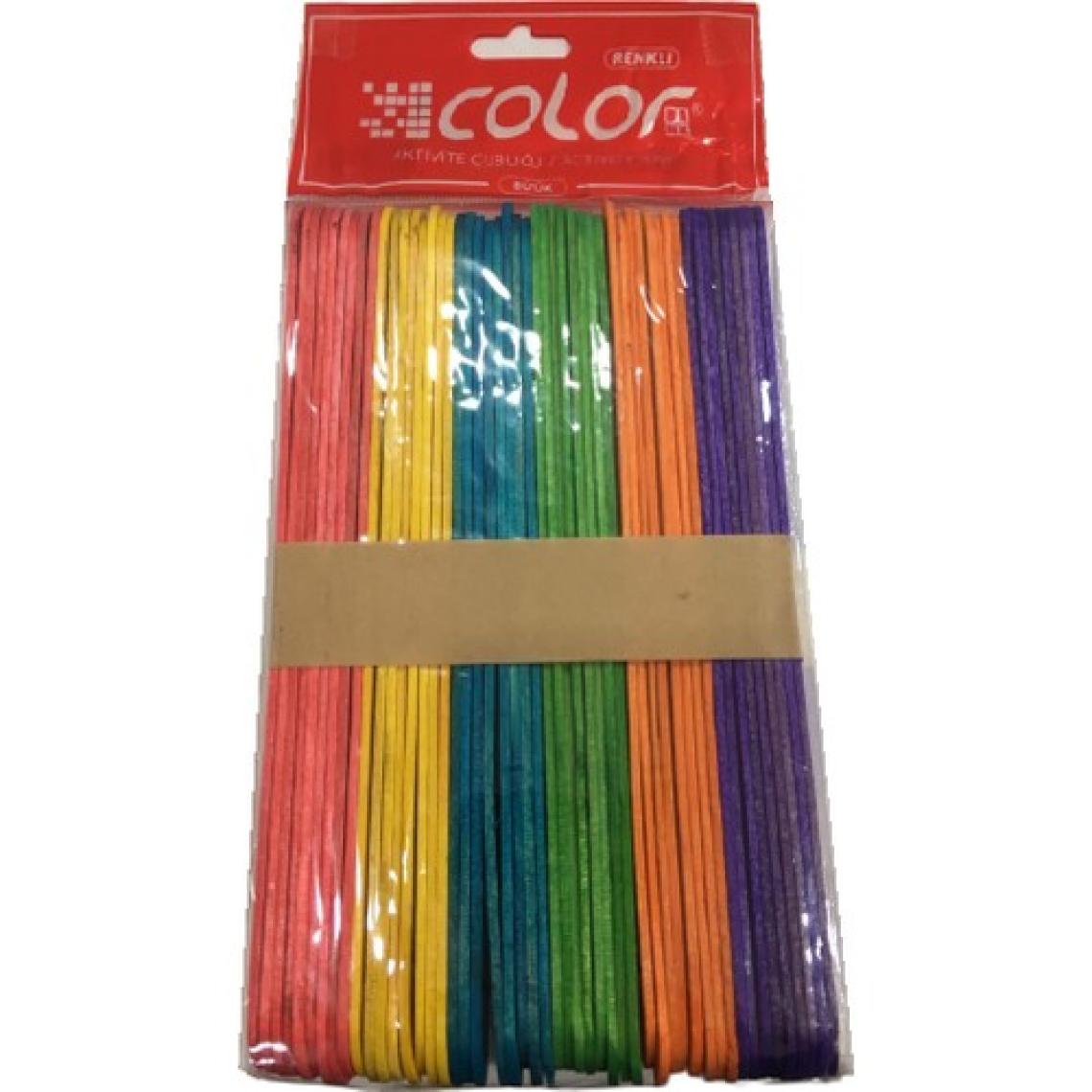 Colorbank Abeslang Aktivite Çubuğu 17MMX15CM 6 Renkli 50'li