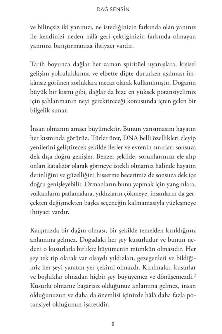 Dağ Sensin: Kendini Sabote Etmeyi Öz Hâkimiyete Dönüştürmek - Brianna Wiest