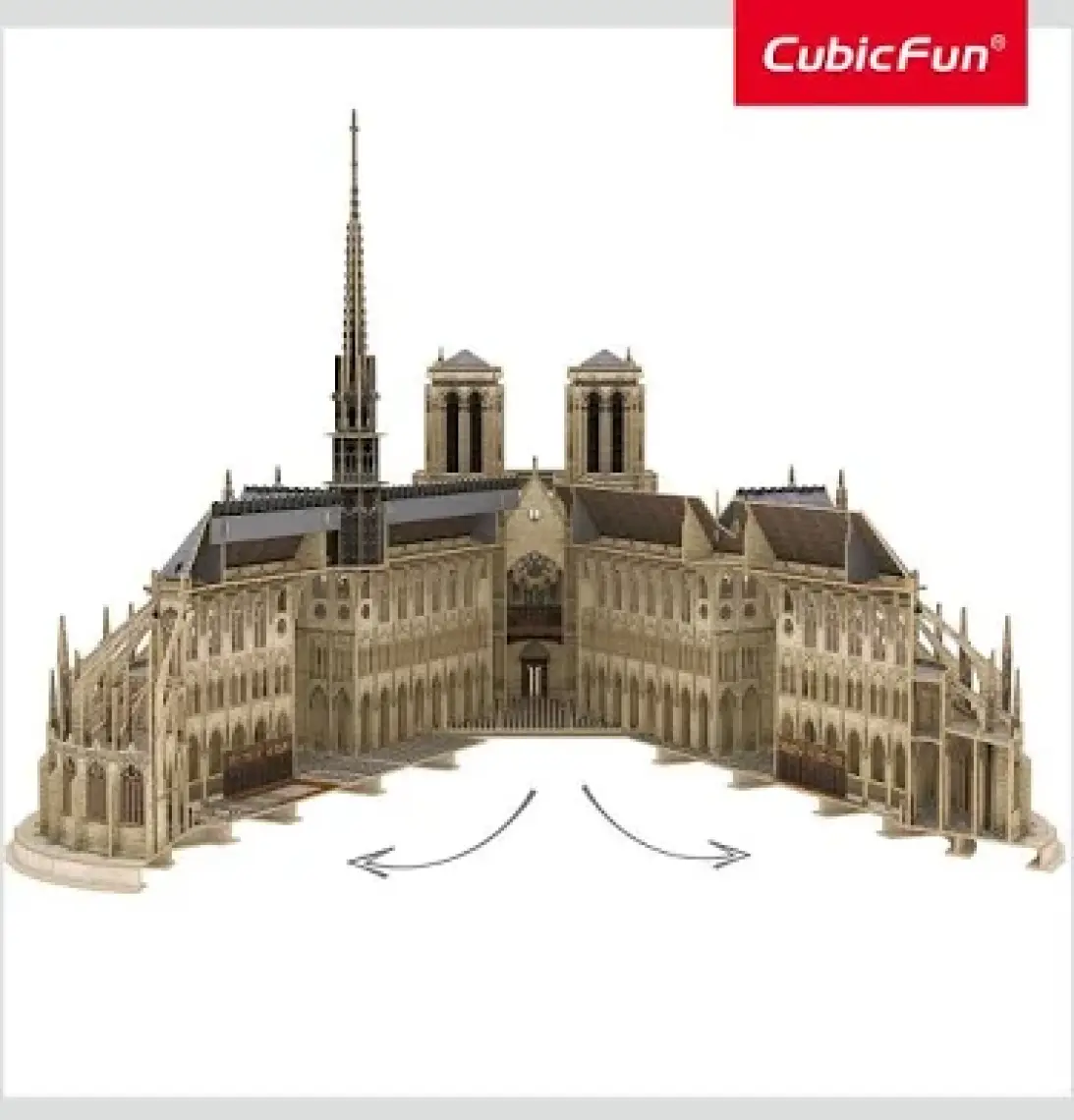 Cubic Fun 293 Parça Puzzle Notre Dame De Paris