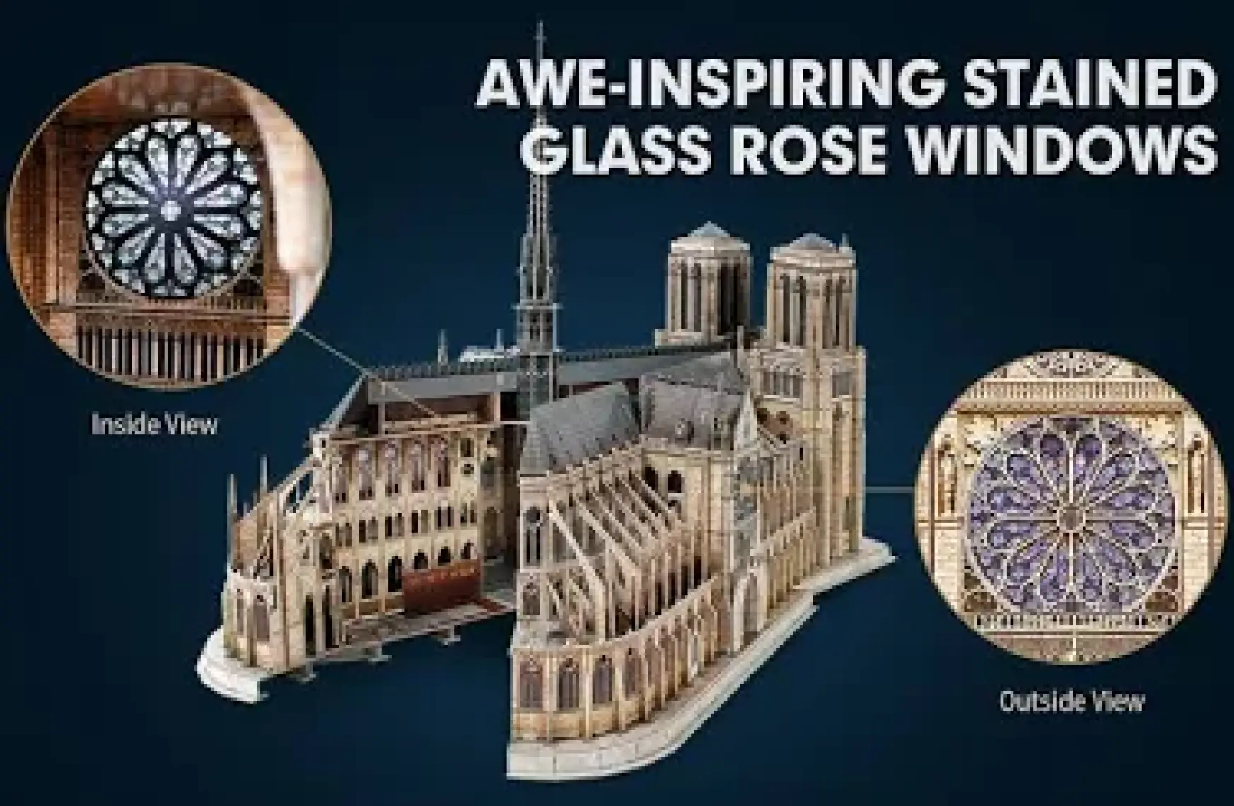 Cubic Fun 293 Parça Puzzle Notre Dame De Paris