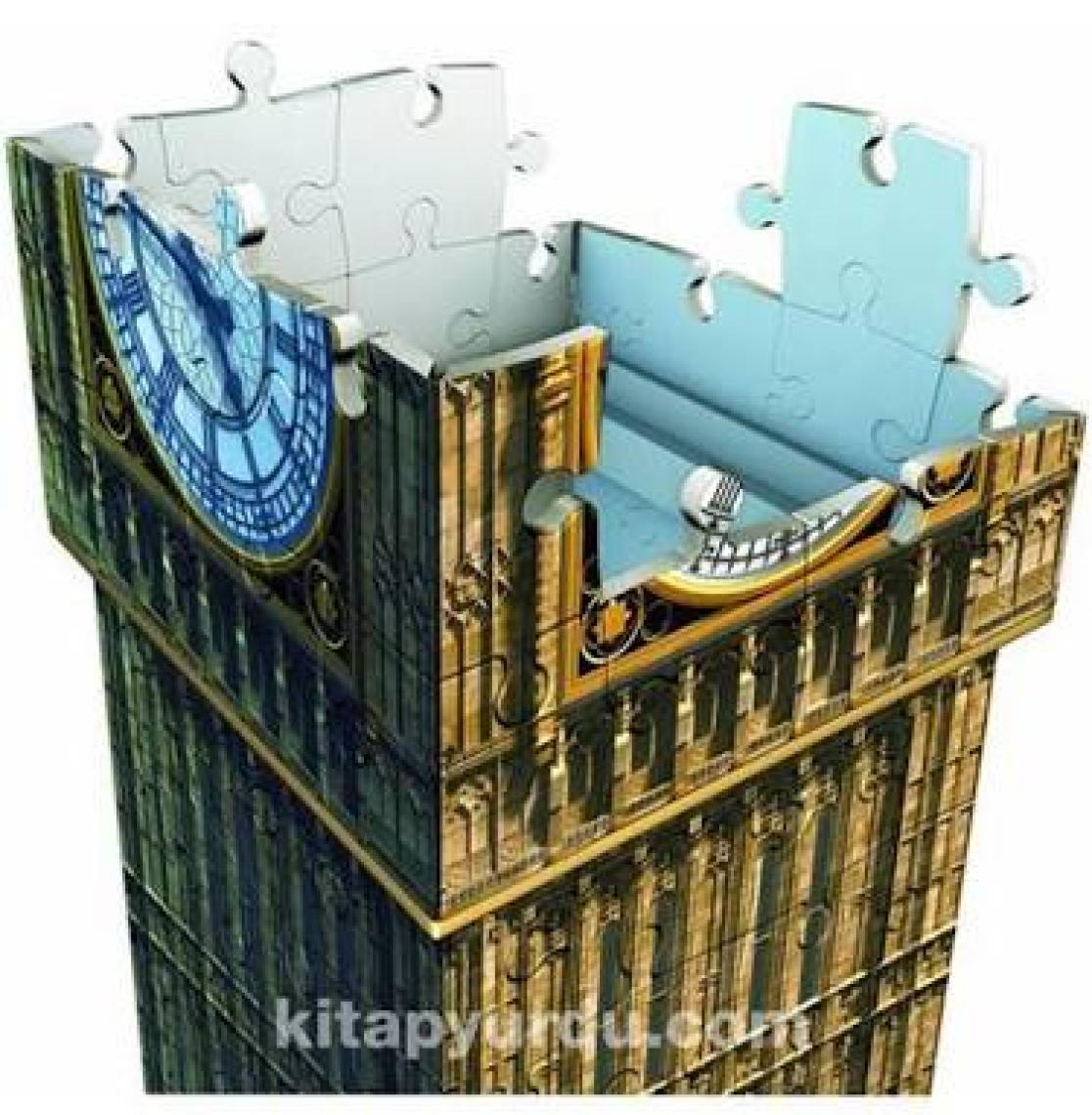 Ravensburger 3 Boyutlu 216 Parçalı Plastik Puzzle Big Ben Saat Kulesi-125548