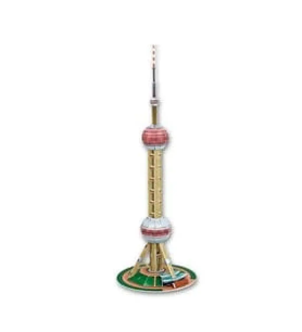Cc Oyuncak 3D Puzzle Oriental Pearl Tower - 86 Parça