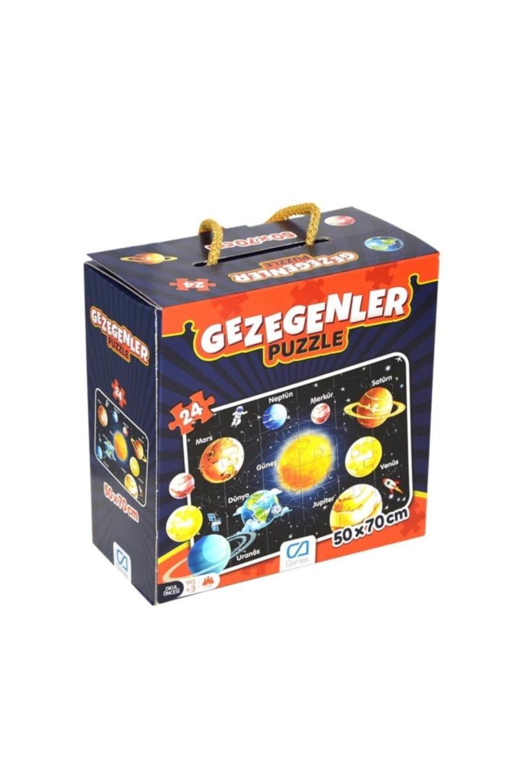 Daha Yok mu Gezegenler Eğitici Puzzle 24 Parça