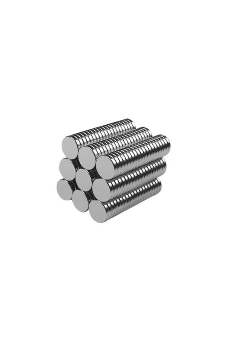 8x2mm Neodyum Mıknatıs - 20 Adet Yuvarlak Güçlü Neodyum Mıknatıs