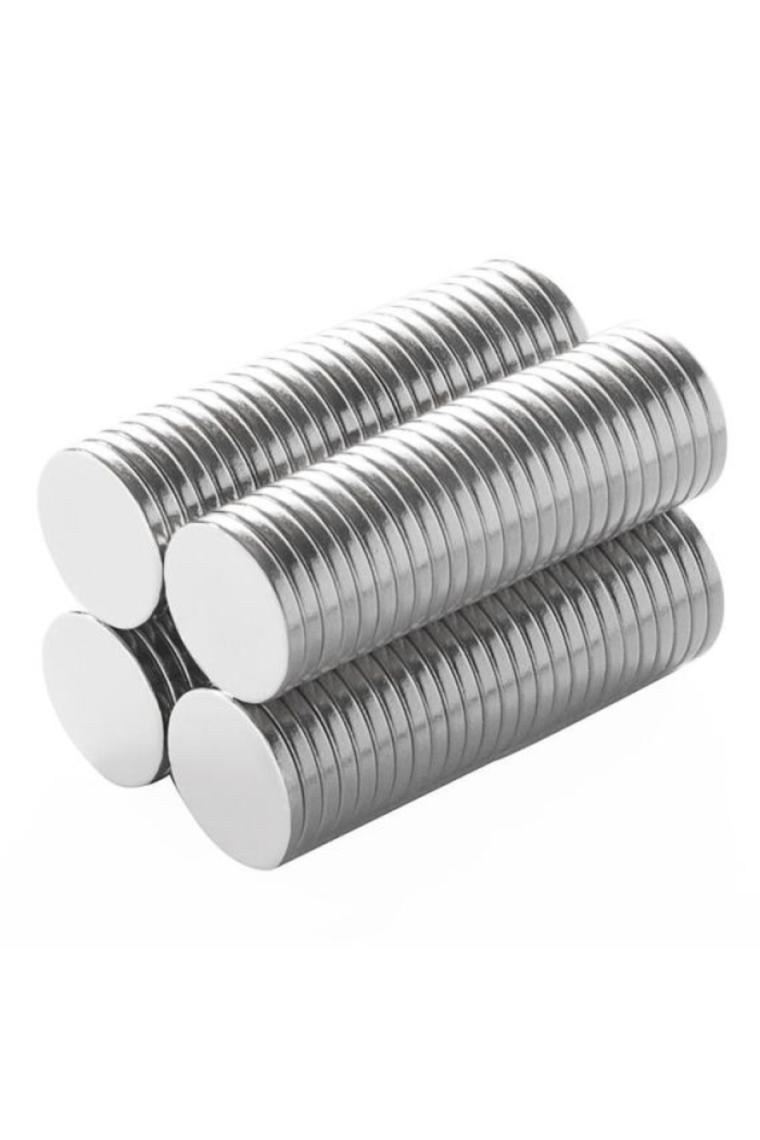 8x2mm Neodyum Mıknatıs - 20 Adet Yuvarlak Güçlü Neodyum Mıknatıs
