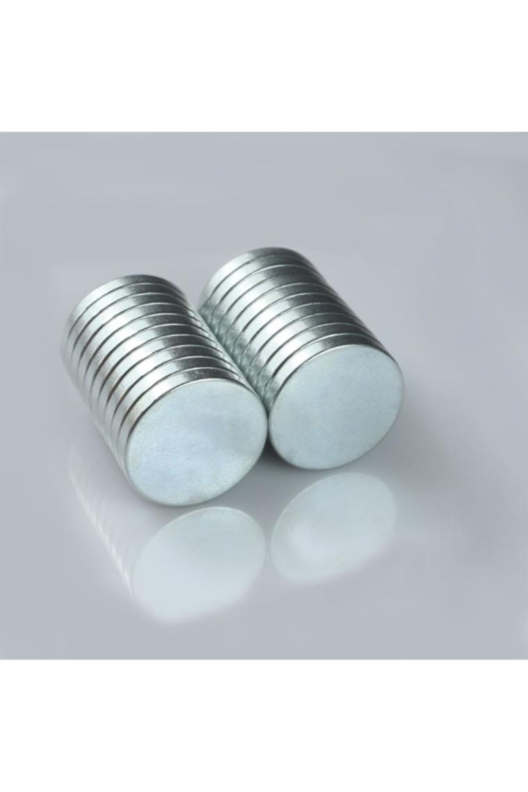 8x2mm Neodyum Mıknatıs - 20 Adet Yuvarlak Güçlü Neodyum Mıknatıs