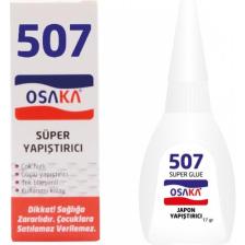 Osaka 12 Adet Osaka 507 Japon Yapıştırıcı Super Glue OY-507 Brüt 17 G