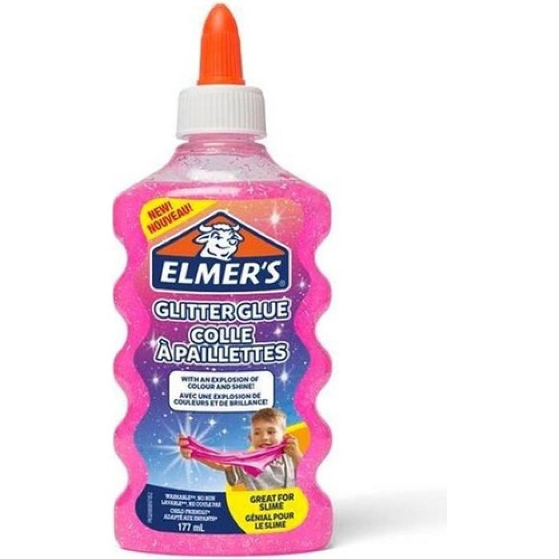 Elmer's Simli Yapıştırıcı Pembe 177 ml