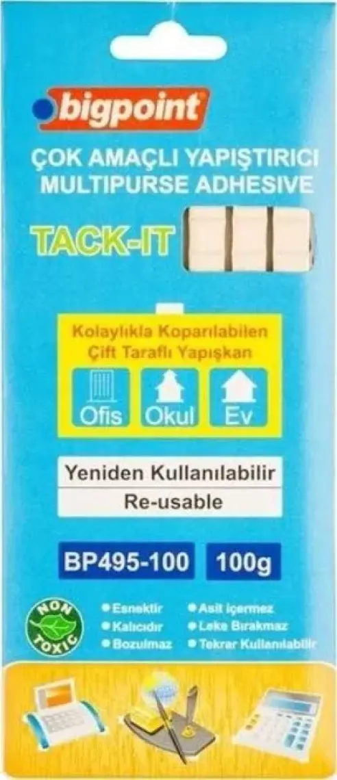 Bigpoint Patafix Tack-İt Hamur Yapıştırıcı Bp495-100
