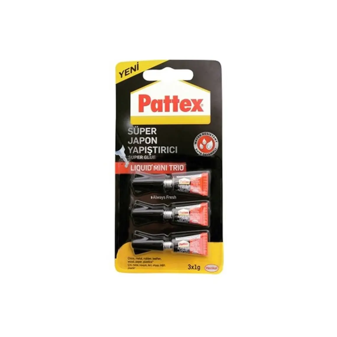 Pattex Süper Japon Yapıştırıcı 3x1 gr