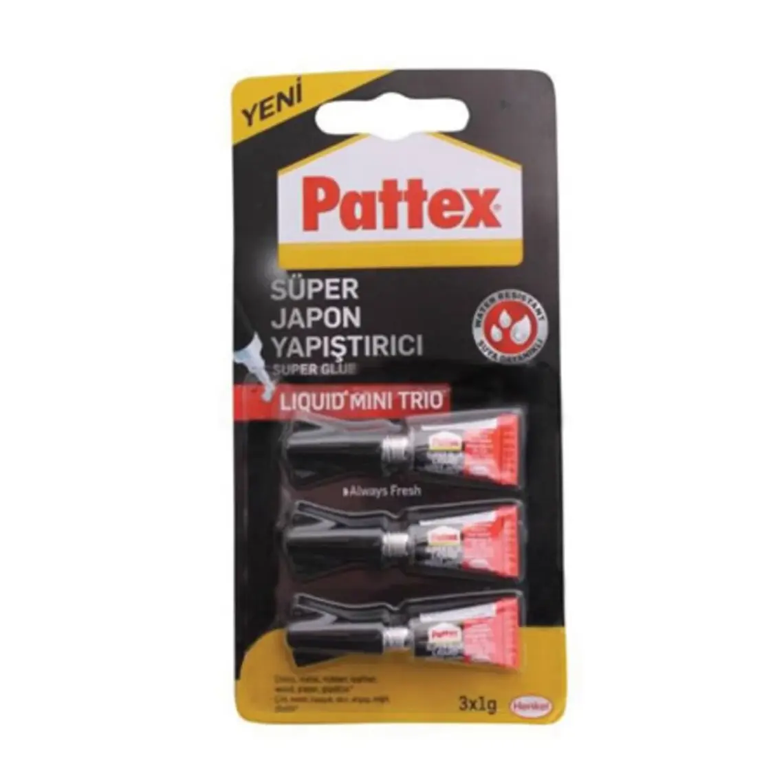 Pattex Süper Japon Yapıştırıcı 3x1 gr