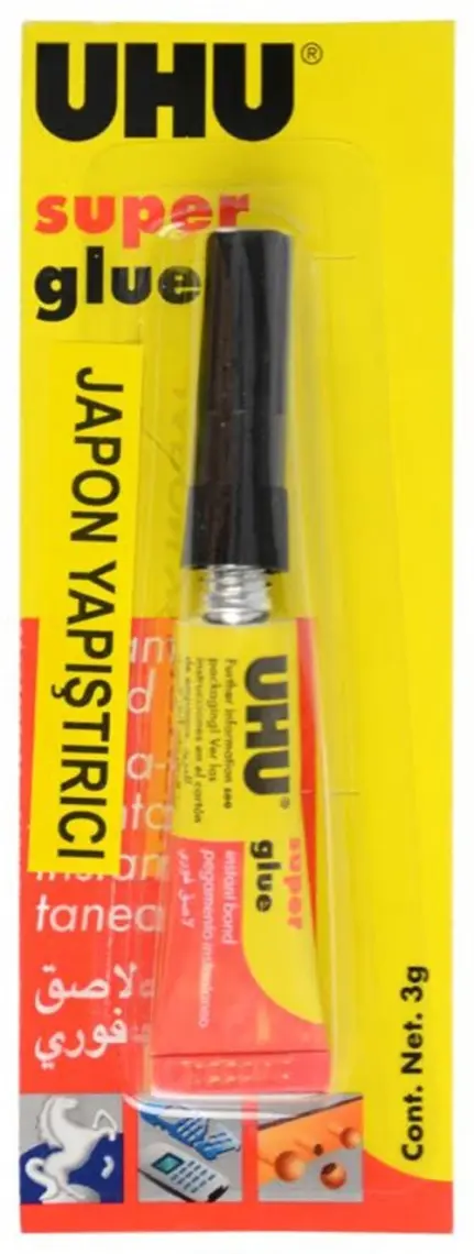 Uhu Super Glue 3 Gr Liquid Sıvı Yapıştırıcı