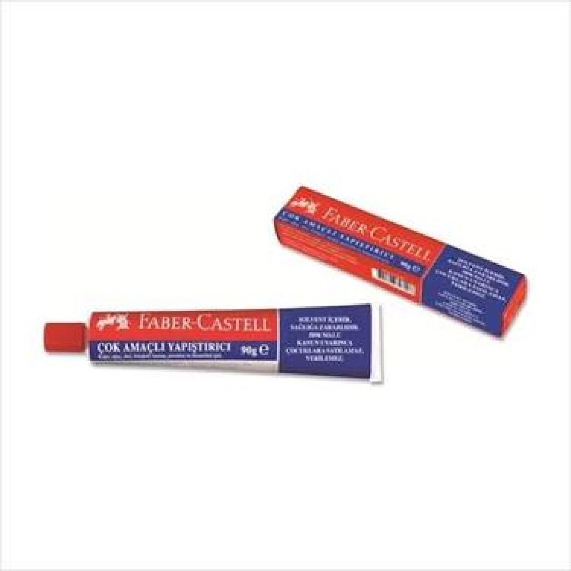 Faber-Castell 90 g Kırmızı Kapaklı Sıvı Yapıştırıcı - Tek Adet