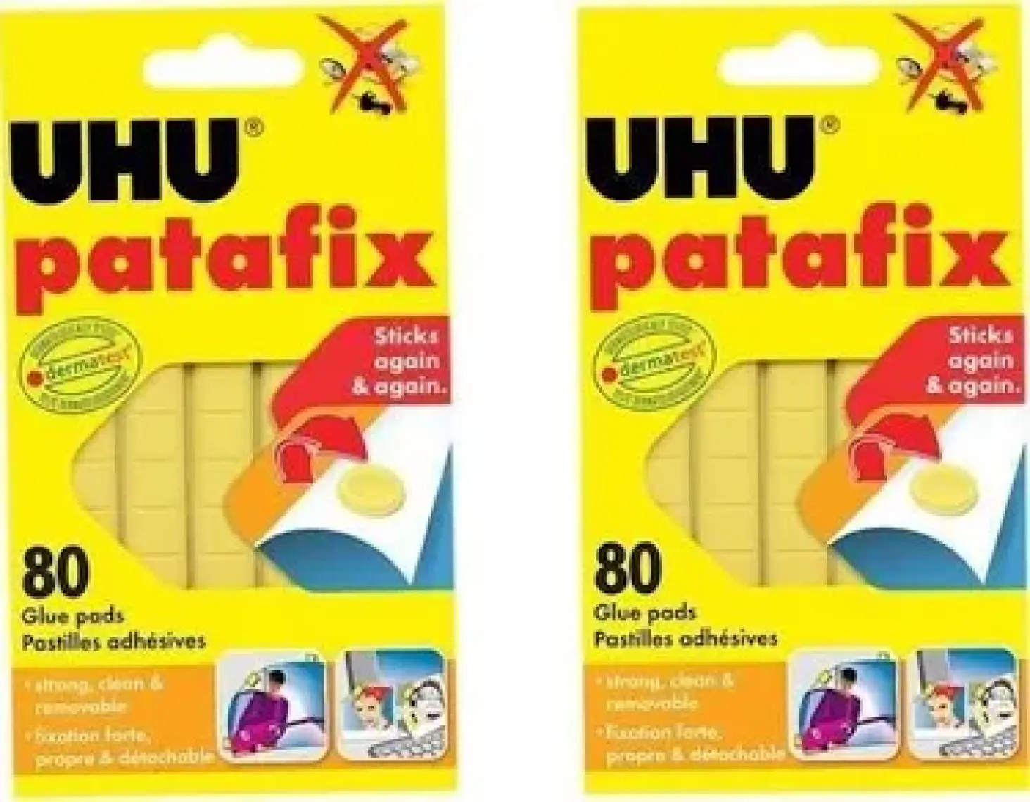 Uhu Patafix Sarı  2’li