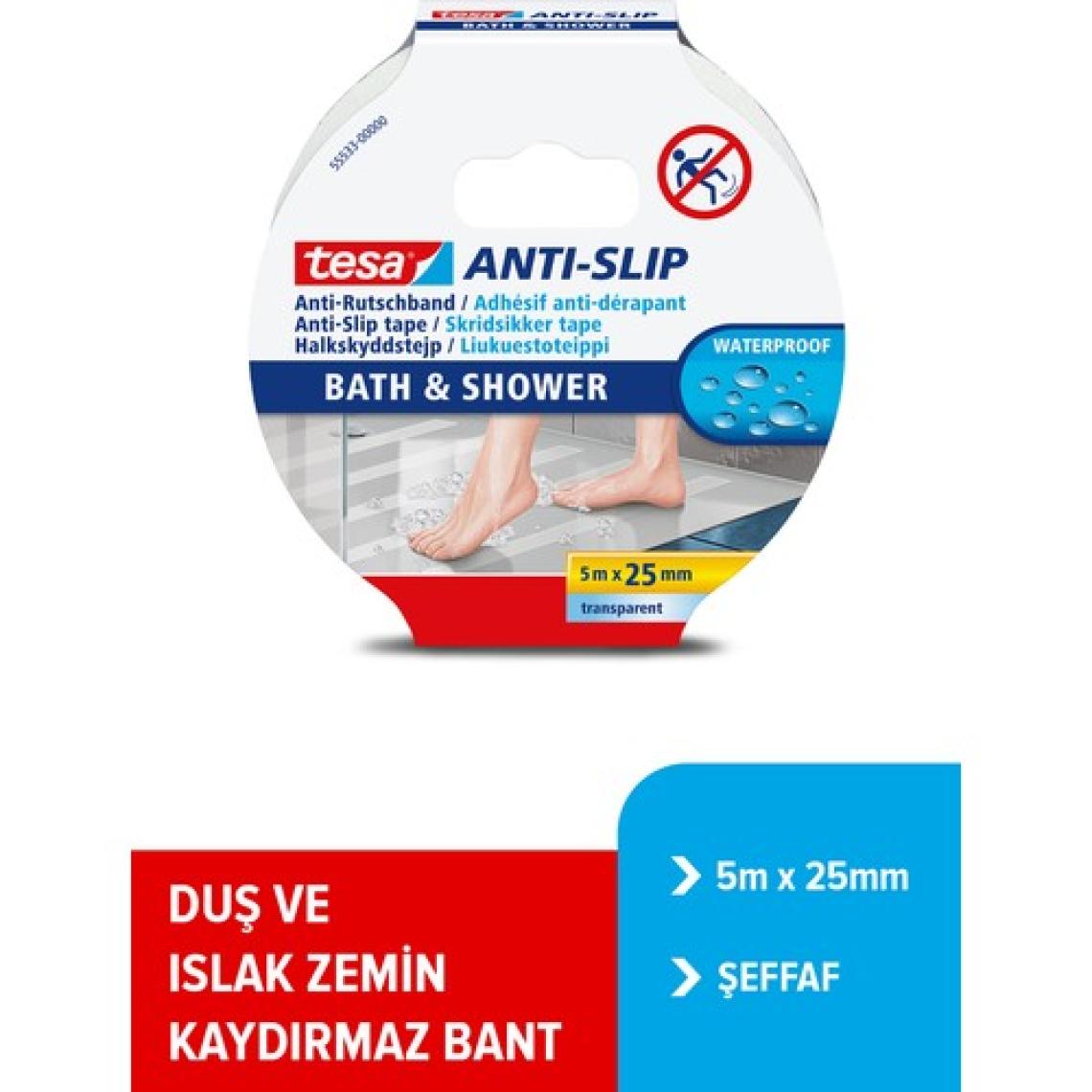 Merdiven Kaydırmaz Bant Islak Zemin 5Mx25Mm