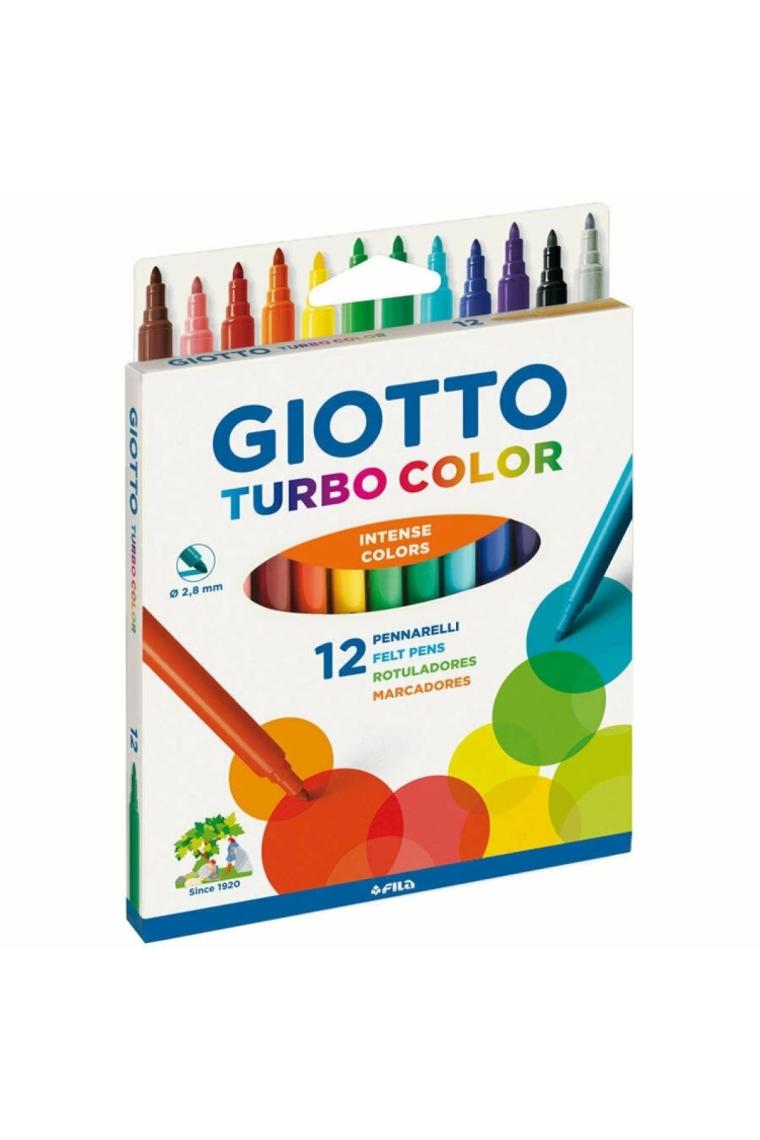 Giotto Turbo Color 12 Renk Keçeli Kalem
