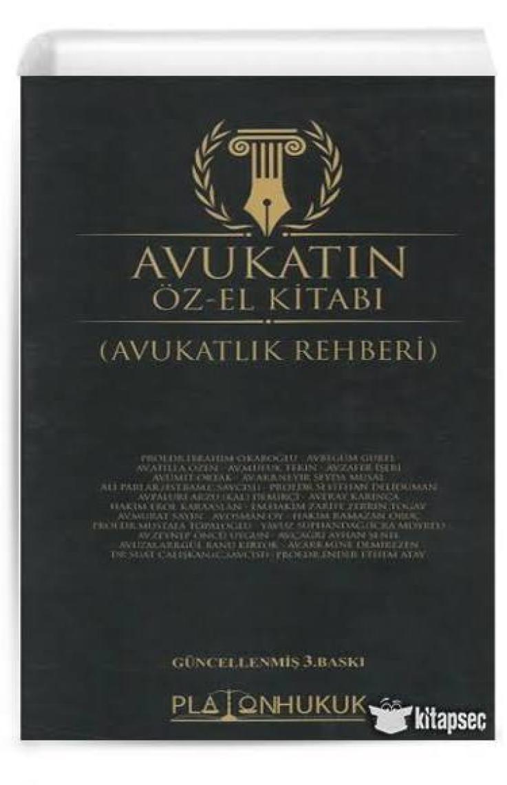 Avukatın Öz-El Kitabı (Avukatlık Rehberi) 3.baskı