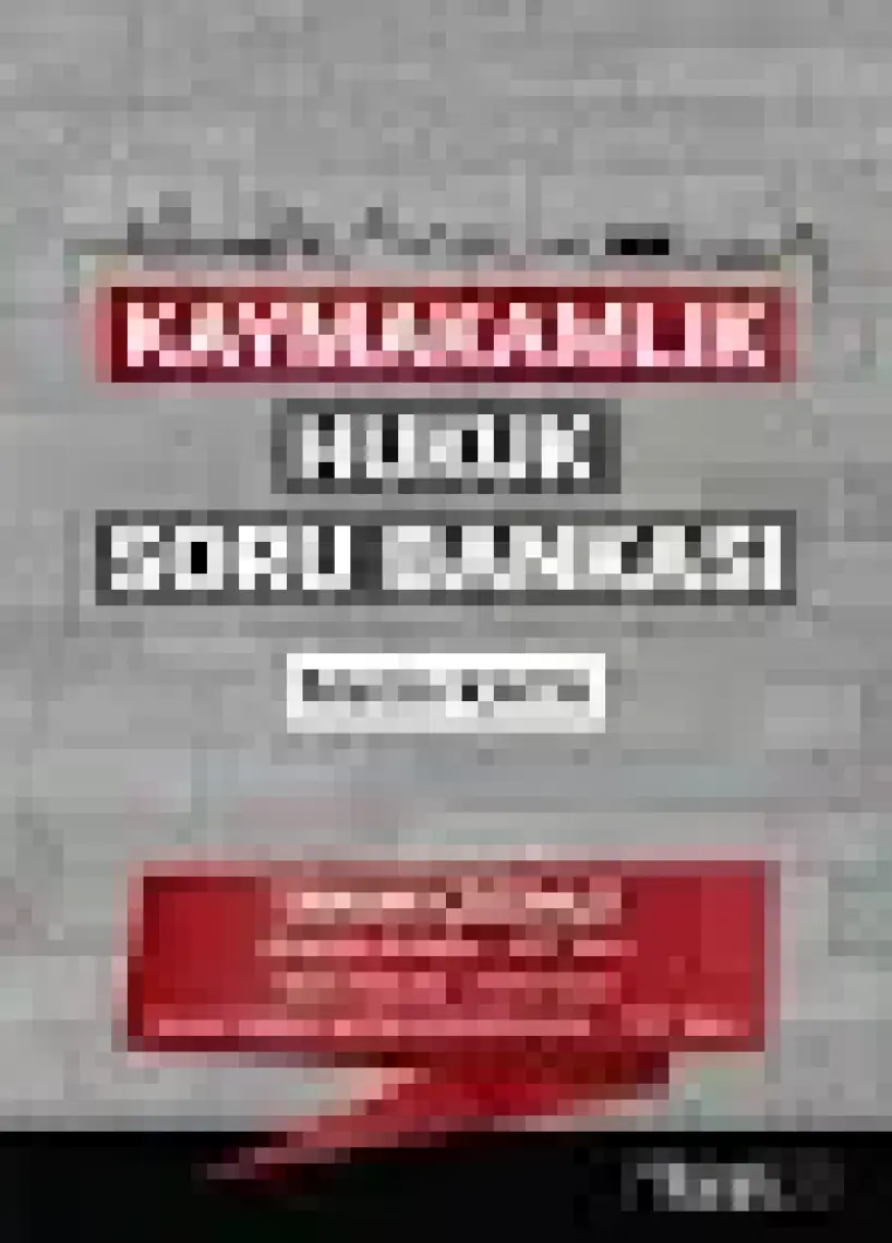 Kaymakamlık Hukuk Soru Bankası