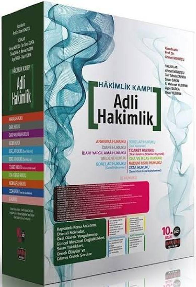 Savaş Yayınları Hakimlik Kampı Adli Hakimlik Konu Anlatımlı Modüler Set