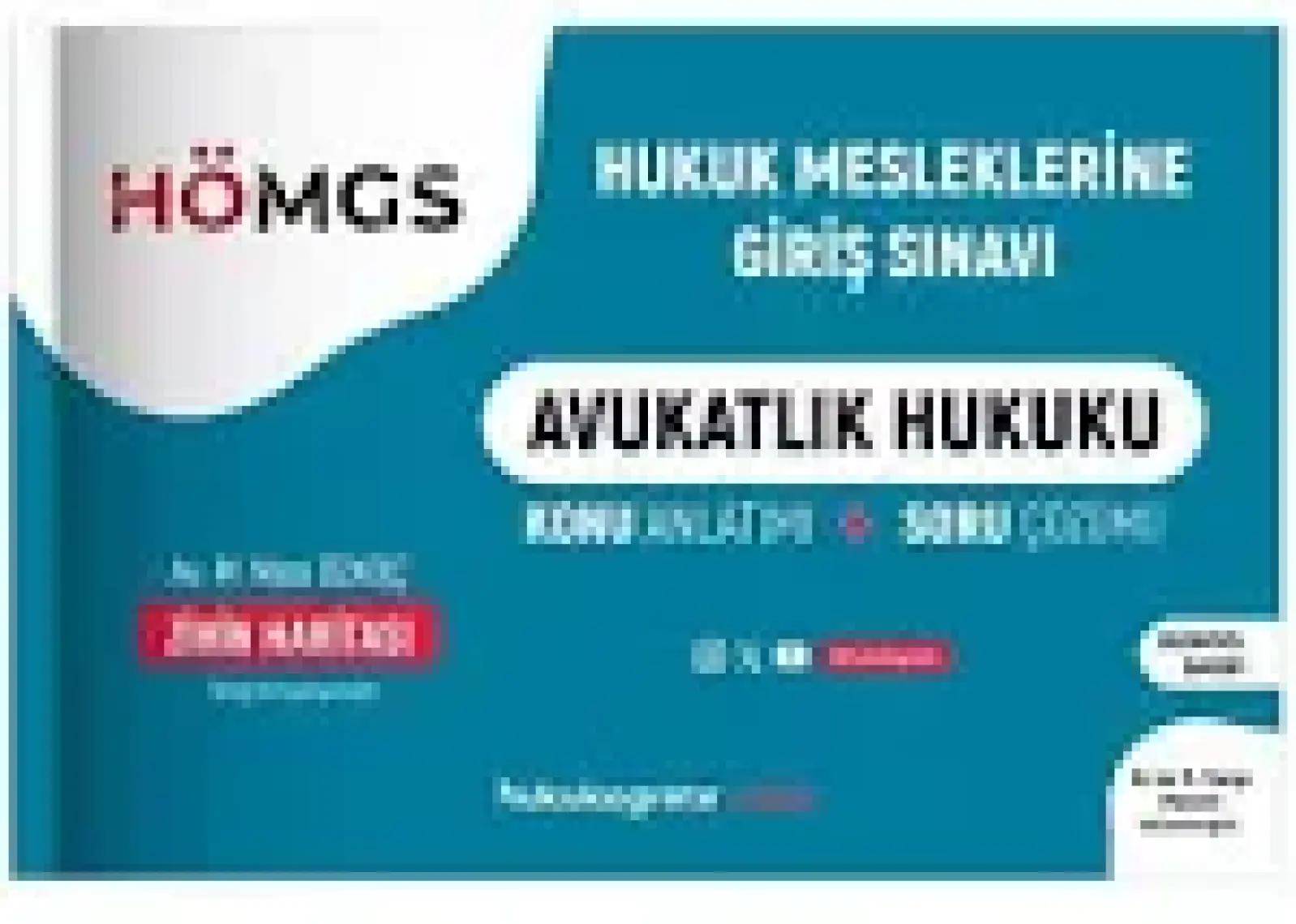 Öğretir Yayınları HÖMGS Avukatlık Hukuku Konu Anlatımı ve Soru Bankası - Nisa Özkoç