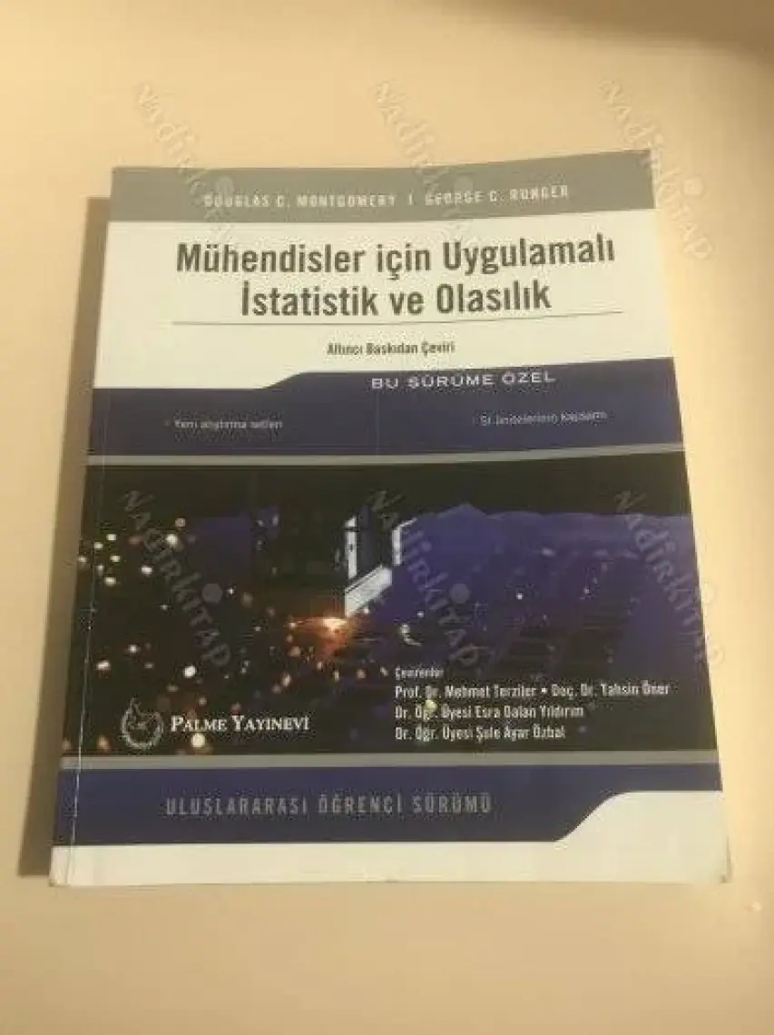 Mühendisler İçin Uygulamalı İstatistik ve Olasılık