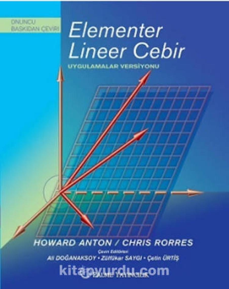 Elementer Lineer Cebir - Uygulamalar Versiyonu - Chris Rorres
