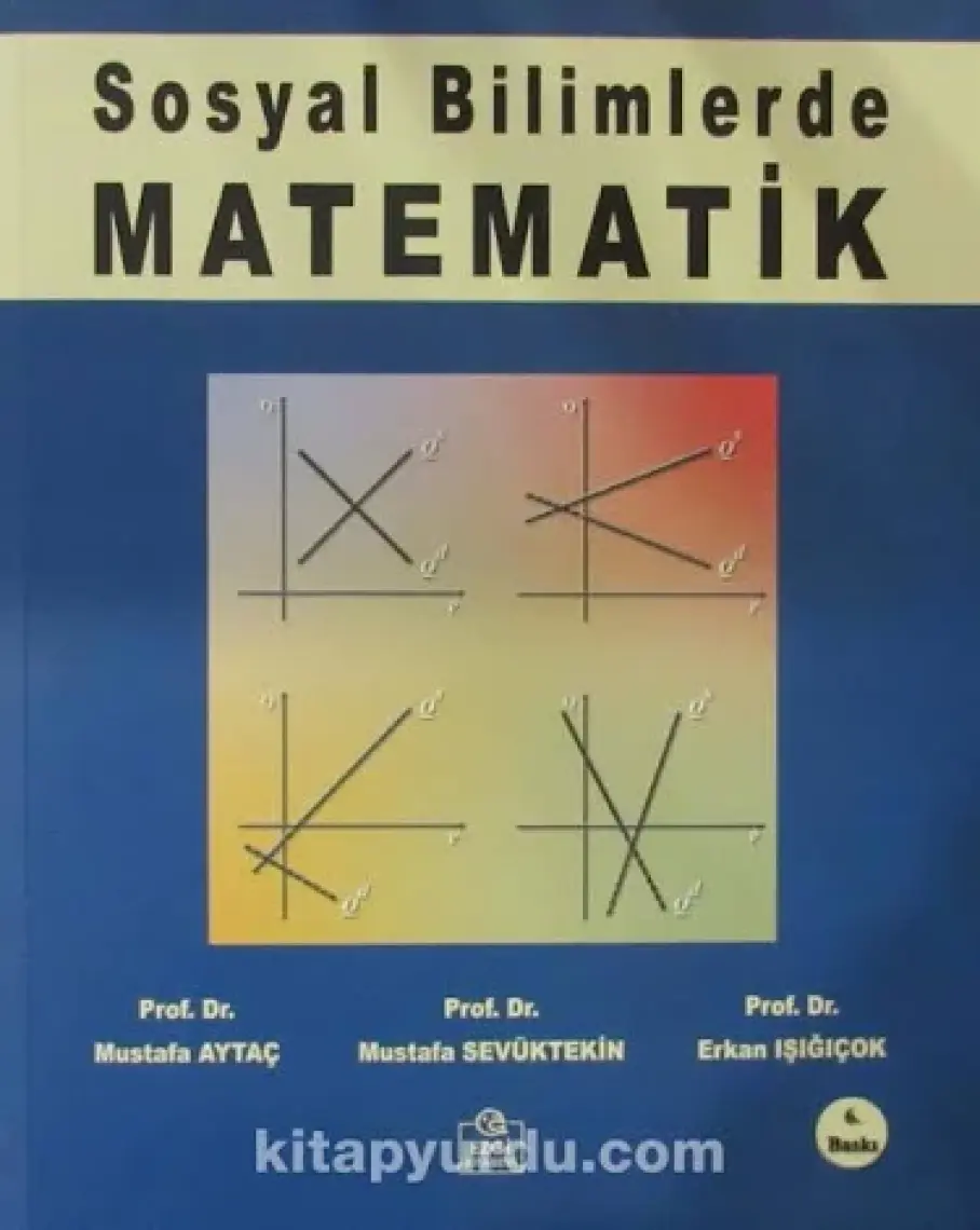 Sosyal Bilimlerde Matematik-Mustafa Sevüktekin