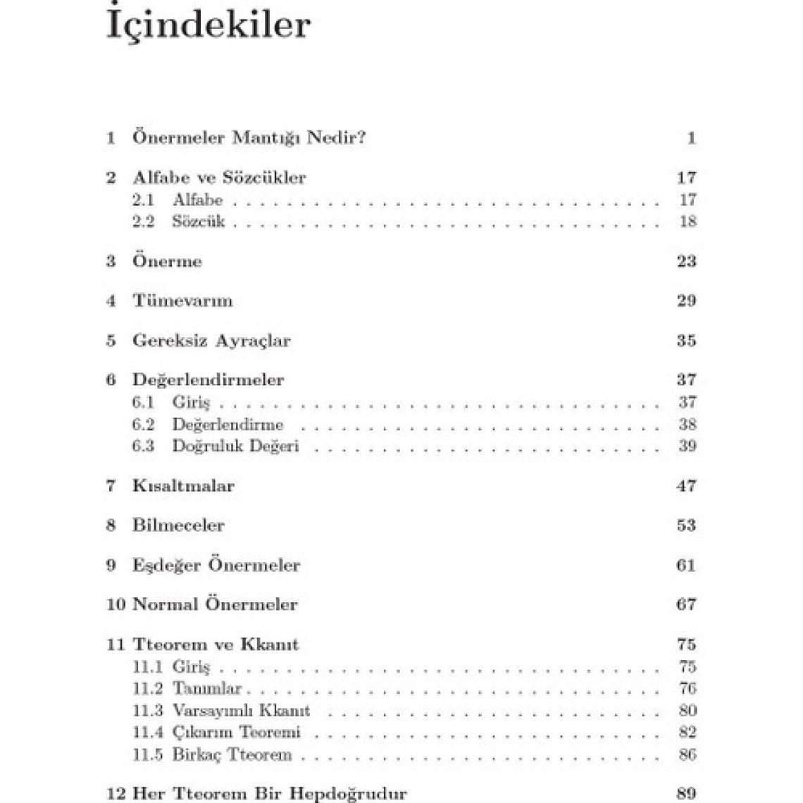 Matematiğe Giriş 1- Önermeler Mantığı - Ali Nesin