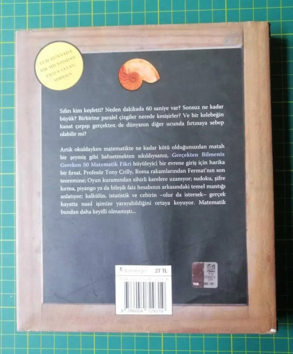Gerçekten Bilmeniz Gereken 50 Matematik Fikri - Tony Crilly