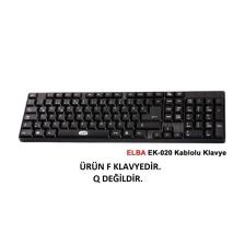 Ek-020 F Usb Siyah Türkçe Standart Klavye
