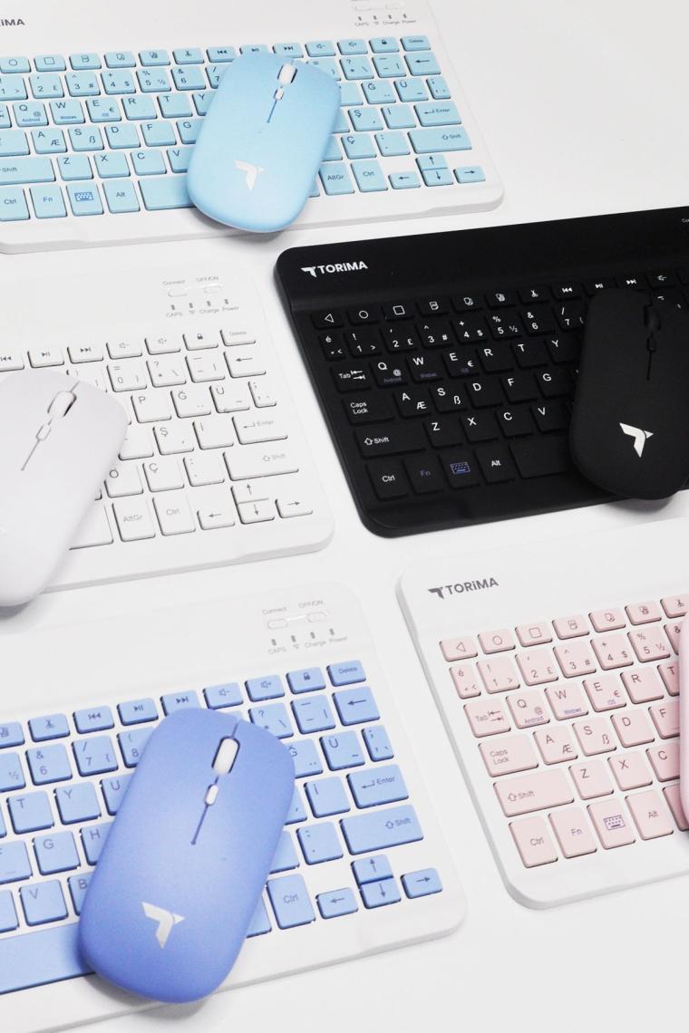 Torima TMK-04 Pembe Kablosuz Klavye Mouse Seti