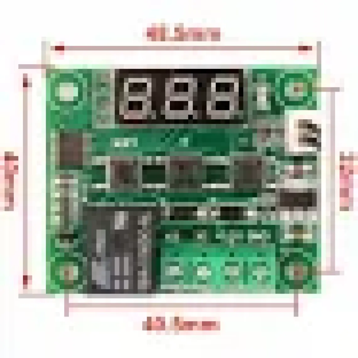 Elektromall W1209 Röle Çıkışlı Dijital Termostat, Kuluçka, Akvaryum Sıcaklık Kontrol Kartı