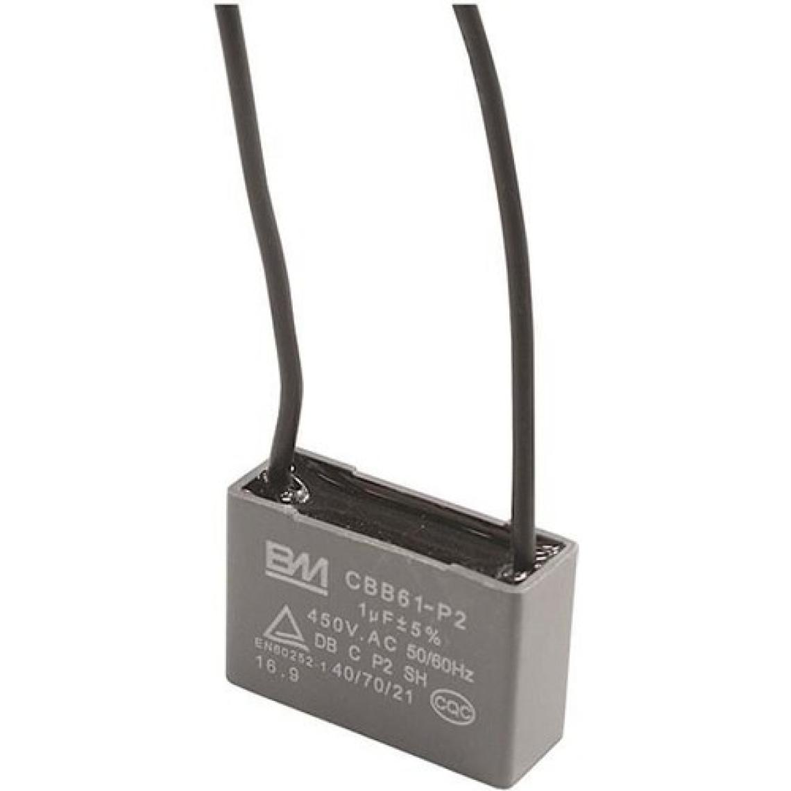 Motorobit 1uf 450V Kablolu Kutulu Daimi Kondansatör