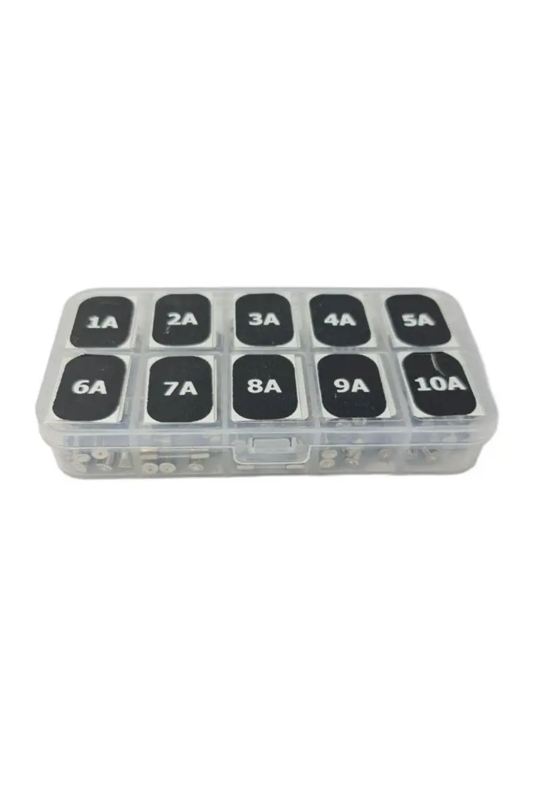 Electroon 5X20MM 100ADET Küçük Cam Sigorta Paketi 1-2-3-4-5-6-7-8-9-10A