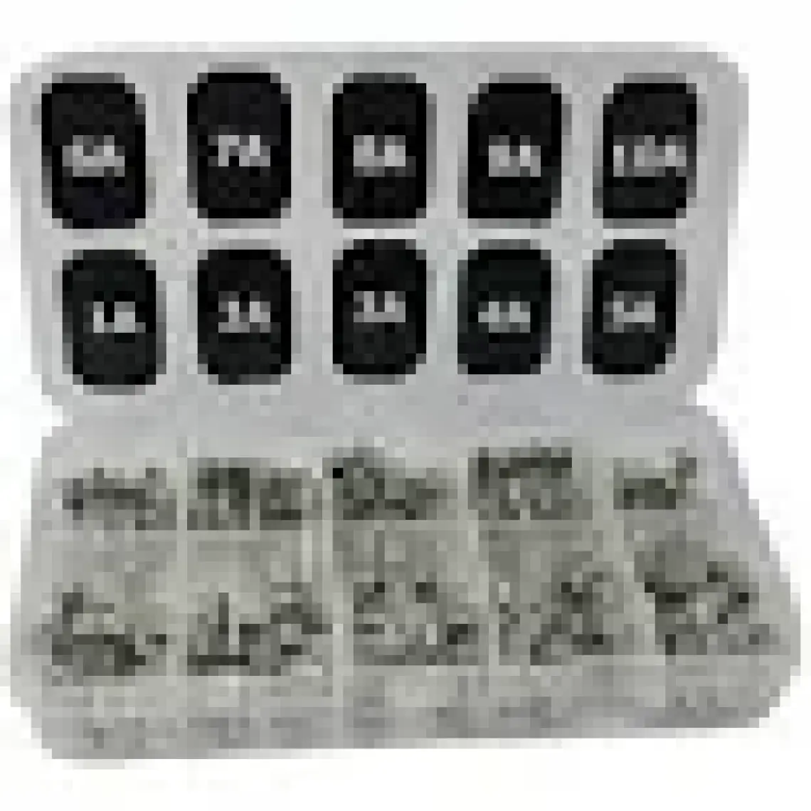 Electroon 5X20MM 100ADET Küçük Cam Sigorta Paketi 1-2-3-4-5-6-7-8-9-10A
