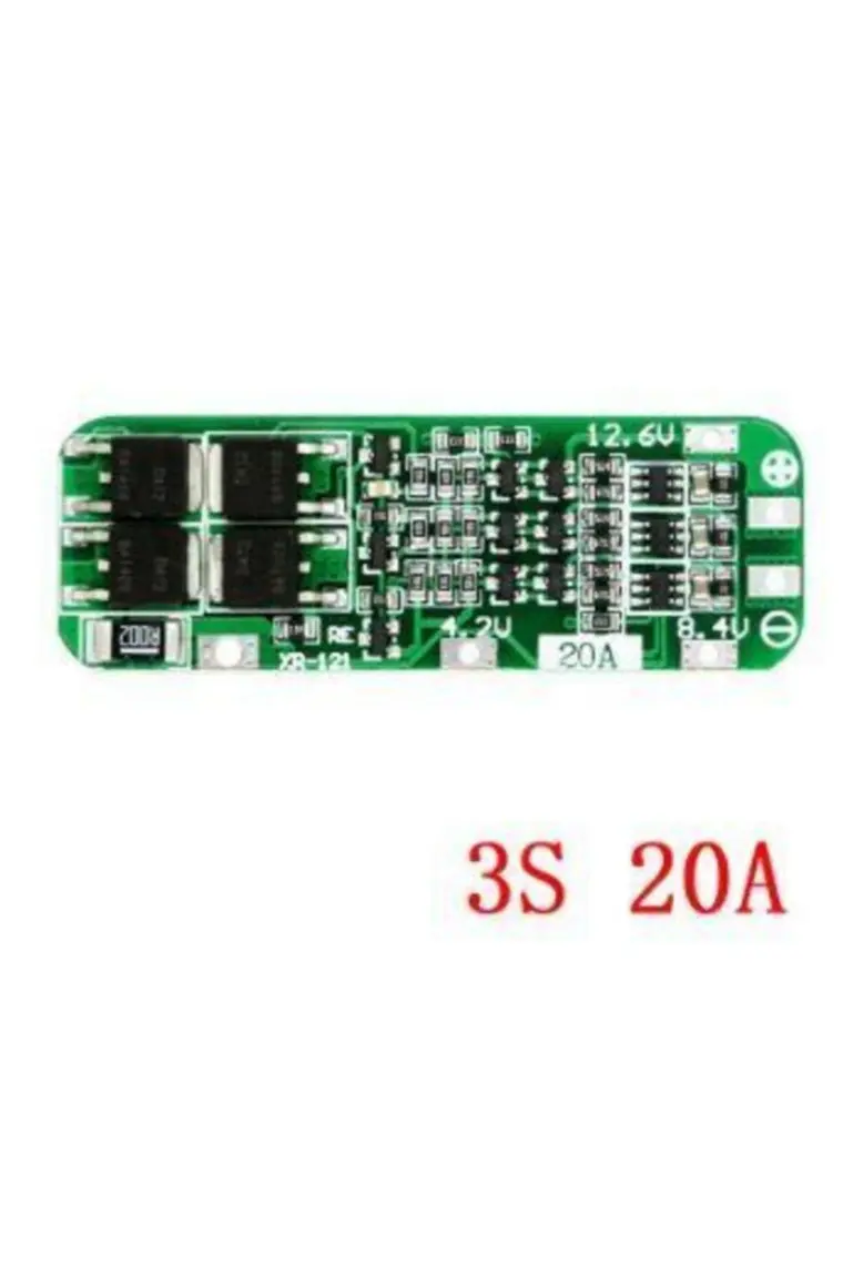 Elektronikport 3s 20A 12,6V Bms Koruma Kartı Lityum Batarya 18650 Li-Ion Lipo Protection Module