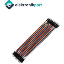 Elektronikport Jumper Kablo (Erkek - Erkek) 20 cm 40 Adet