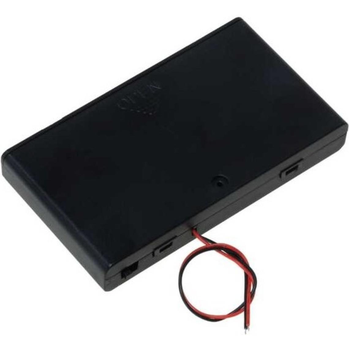 Robotistan 8&prime;li Aa Pil Yuvası (Kapaklı ve Switchli)