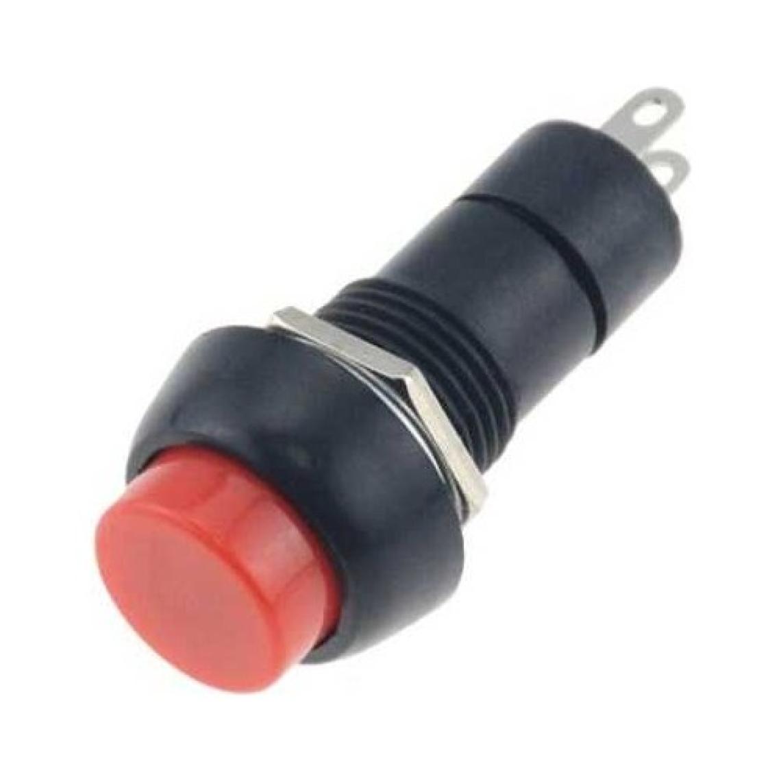 Robo90 PBS-11A Kalıcı Push Buton - Anahtar - 12MM - Kırmızı