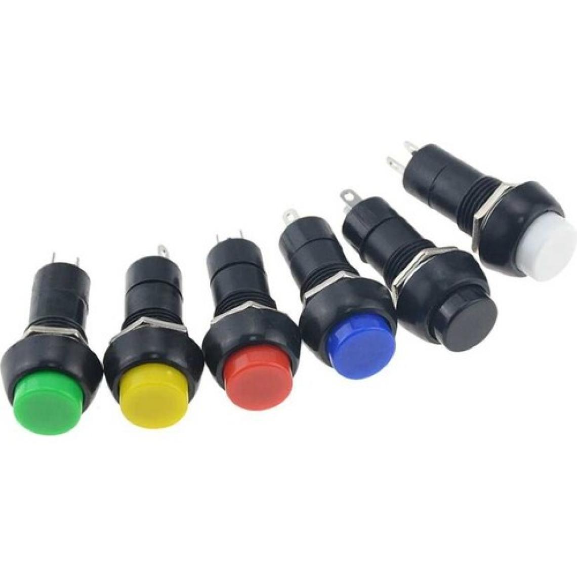 Robo90 PBS-11A Kalıcı Push Buton - Anahtar - 12MM - Kırmızı