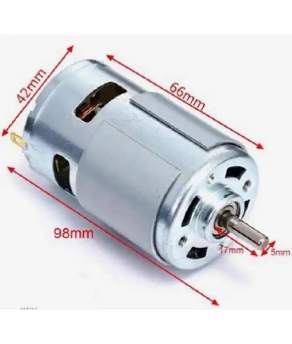 Elektronikport Rs 775 Dc Motor Rulmanlı 12-36 Volt 6000 Rpm Şarjlı Matkap – Cnc Motoru