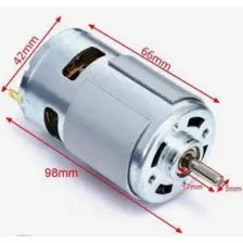 Elektronikport Rs 775 Dc Motor Rulmanlı 12-36 Volt 6000 Rpm Şarjlı Matkap – Cnc Motoru