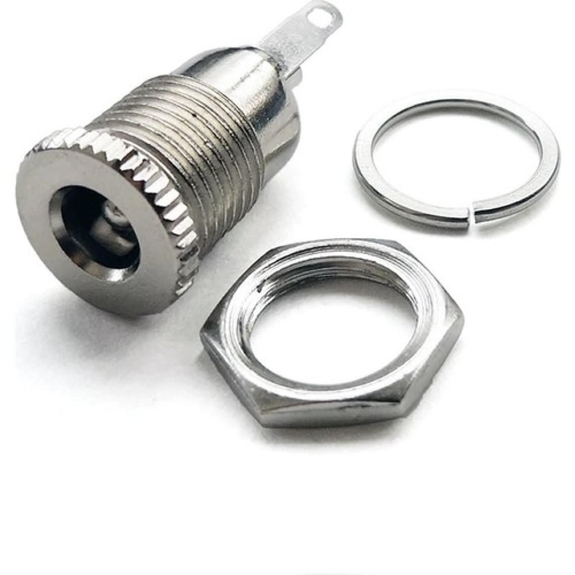 Alkatronik 5.5 mm x 2.1mm Dc Güç Soketi Metal Panel Montaj Power Jack