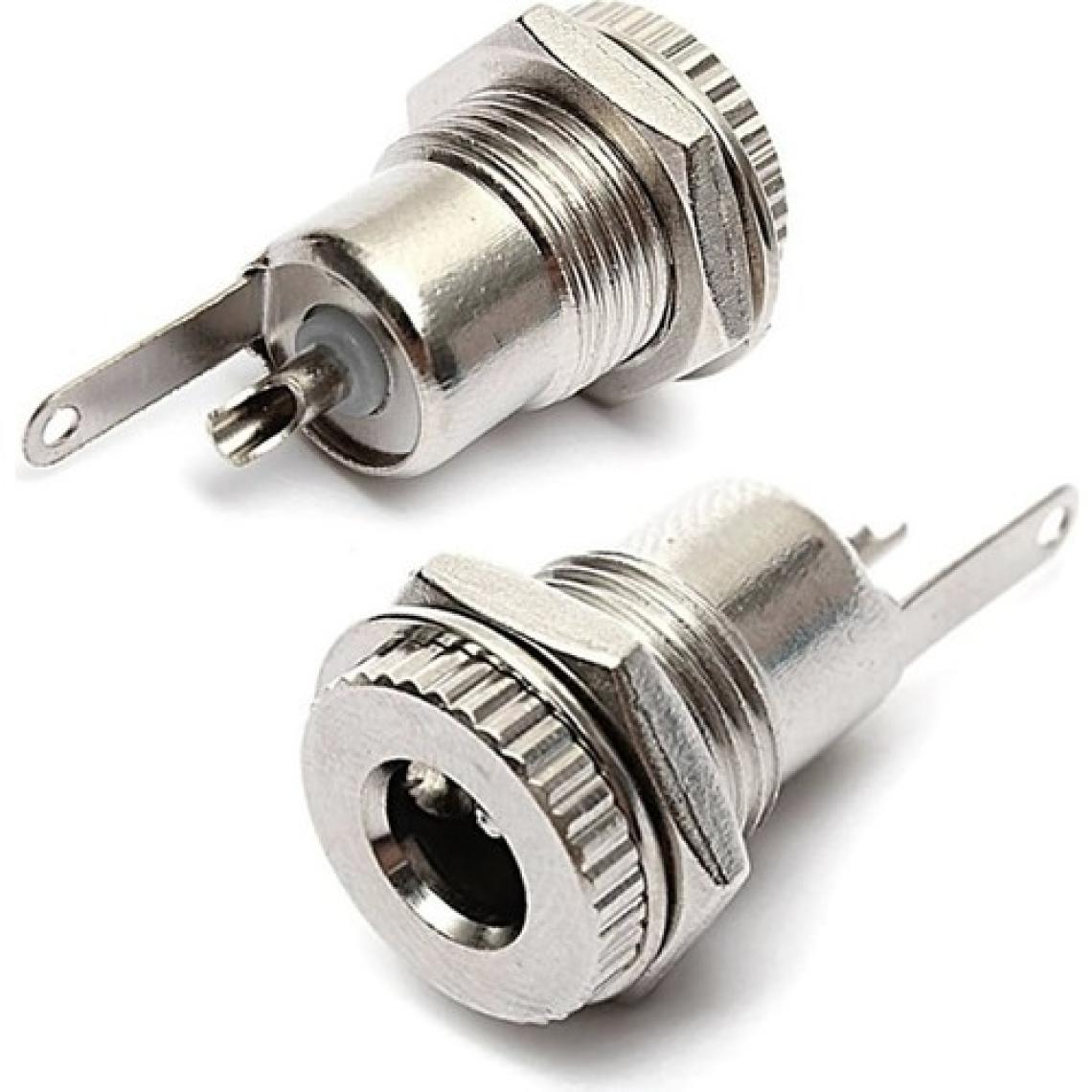 Alkatronik 5.5 mm x 2.1mm Dc Güç Soketi Metal Panel Montaj Power Jack