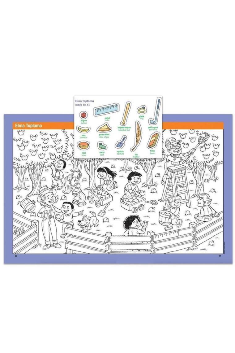 Dikkat Güçlendirme Sticker Hidden Pictures - Macera Puzzle 2'li Seri