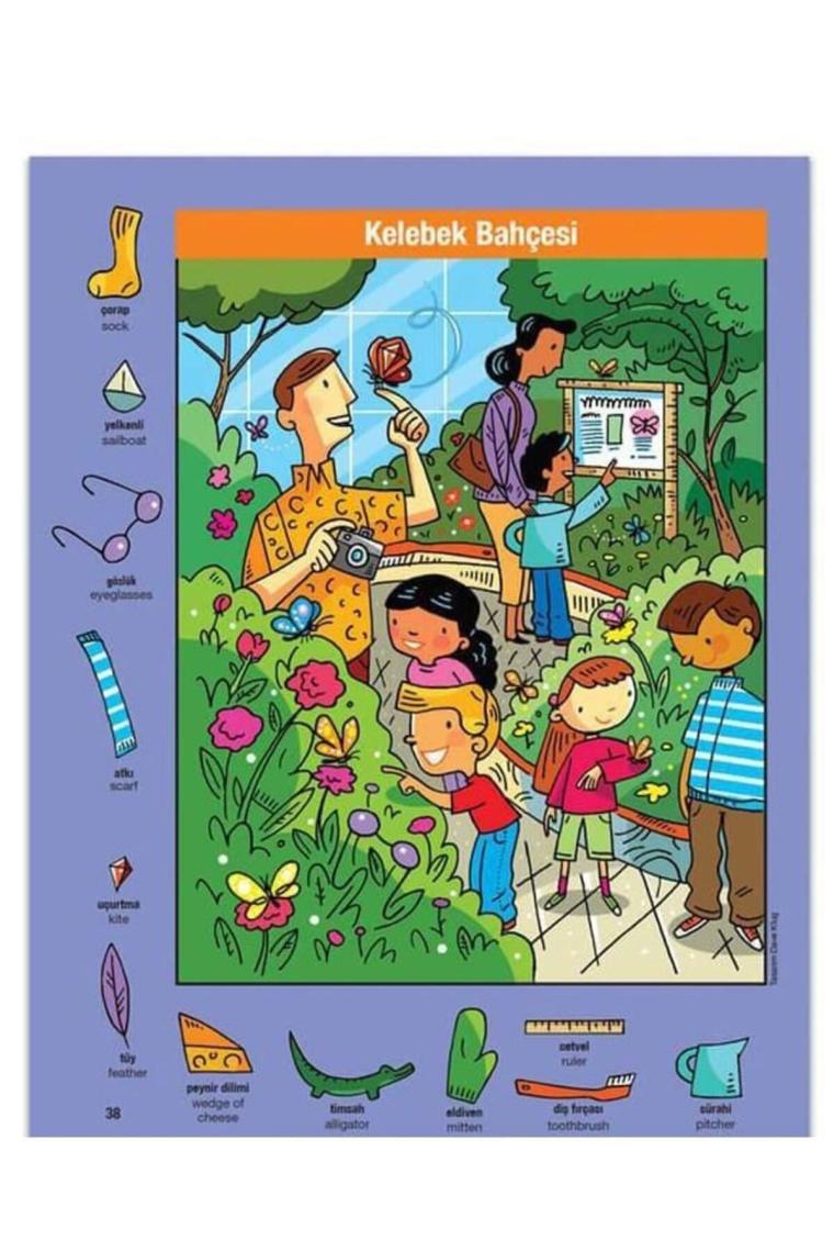 Dikkat Güçlendirme Sticker Hidden Pictures - Macera Puzzle 2'li Seri