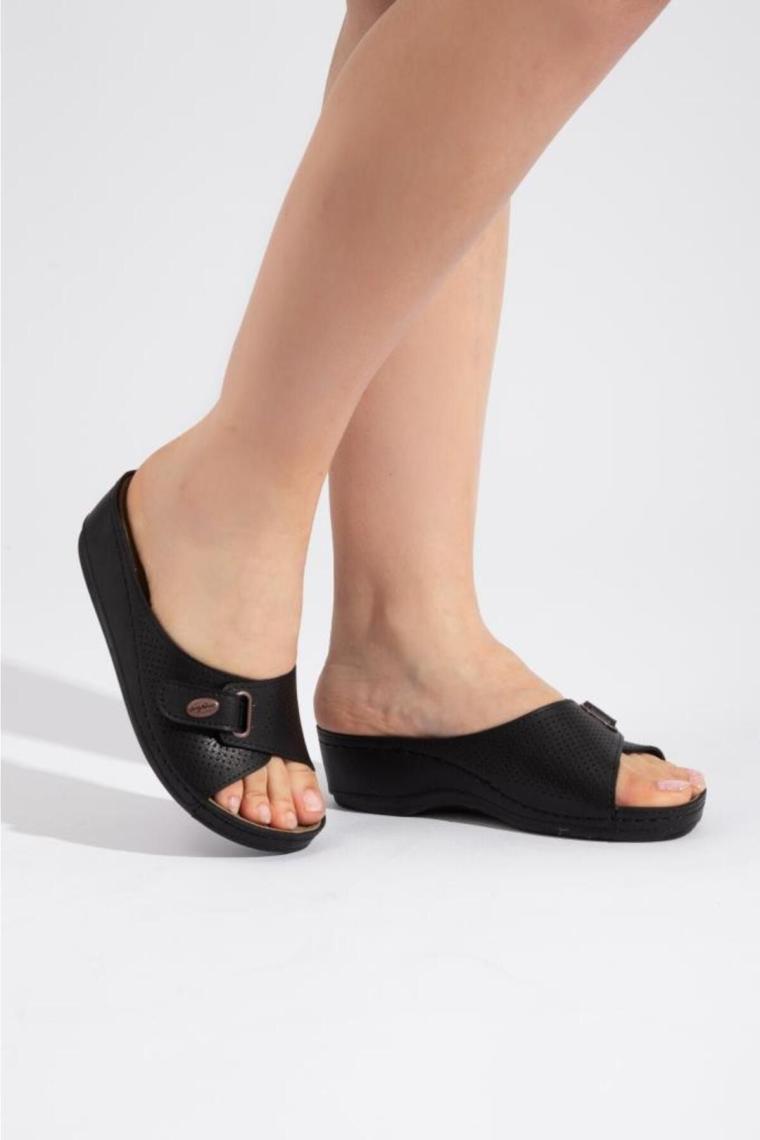 Kadın Ortopedik Konfor Modeli Günlük Terlik Yumuşak Anatomik Tabanlı Rahat Dışarı & Ev Iç