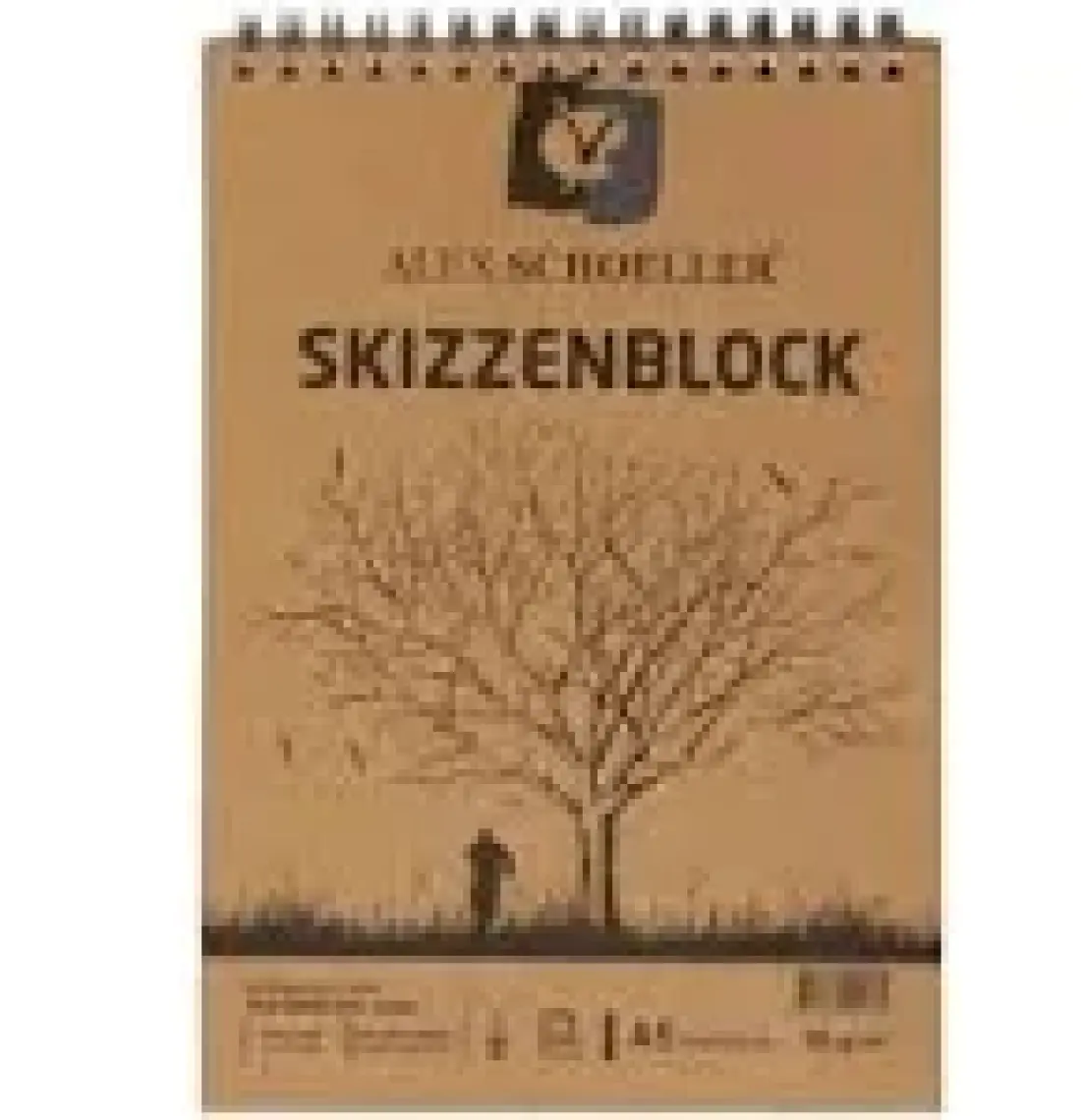 Alex Schoeller Kraft Spiralli Eskiz Blok 90gr A5 60 Yaprak